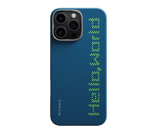 PITAKA Tactile Woven Case Hello World iPhone 16 Pro - 1369522 - zdjęcie